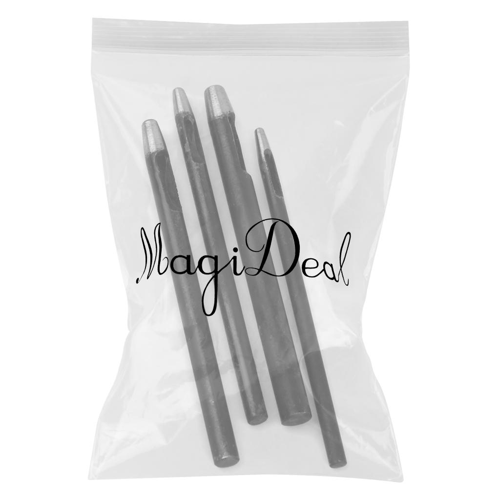 Leatherwork Hole Punch - Leatherworking Belt Hole Punch Set Steel