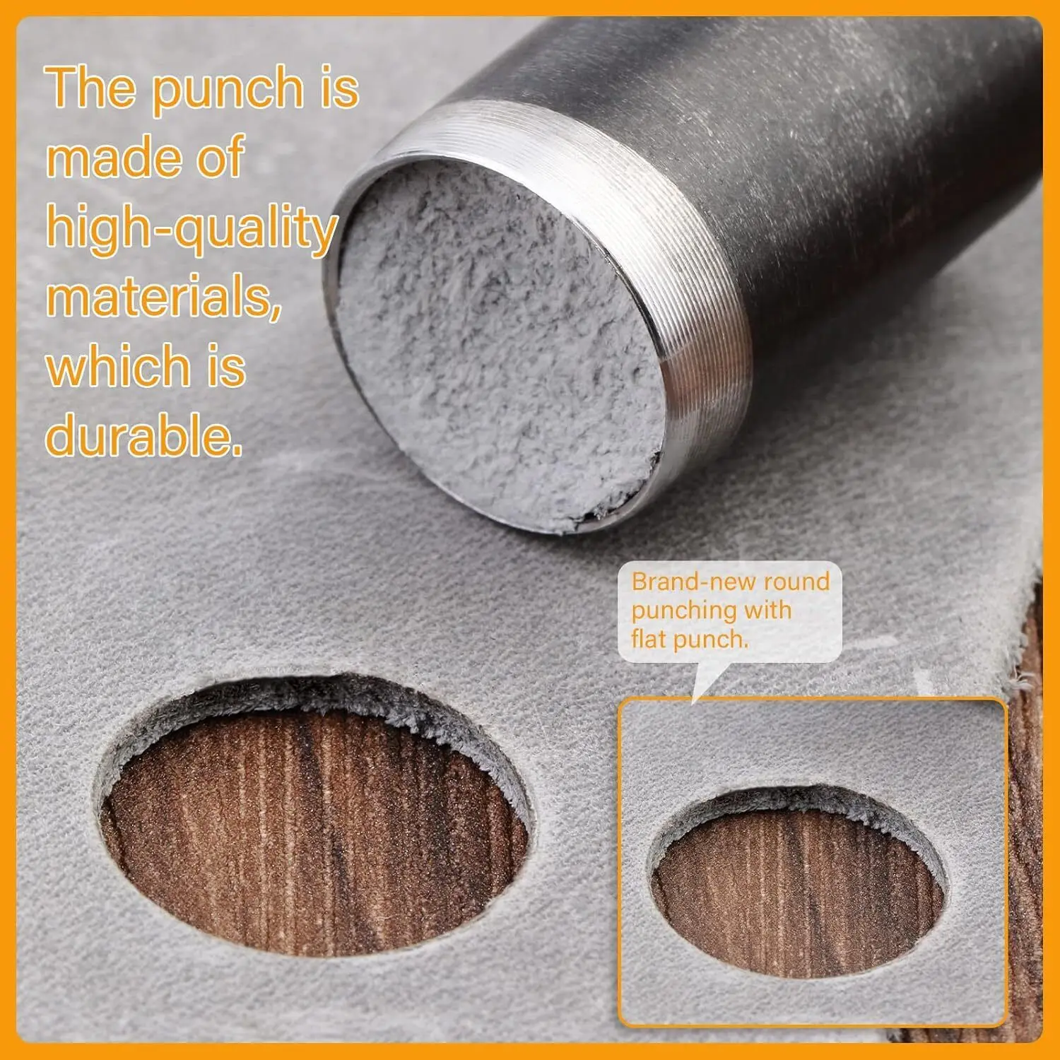 15Pcs Leather Circle Cutter To - огляд і ціна Leatherwork Hole Punch