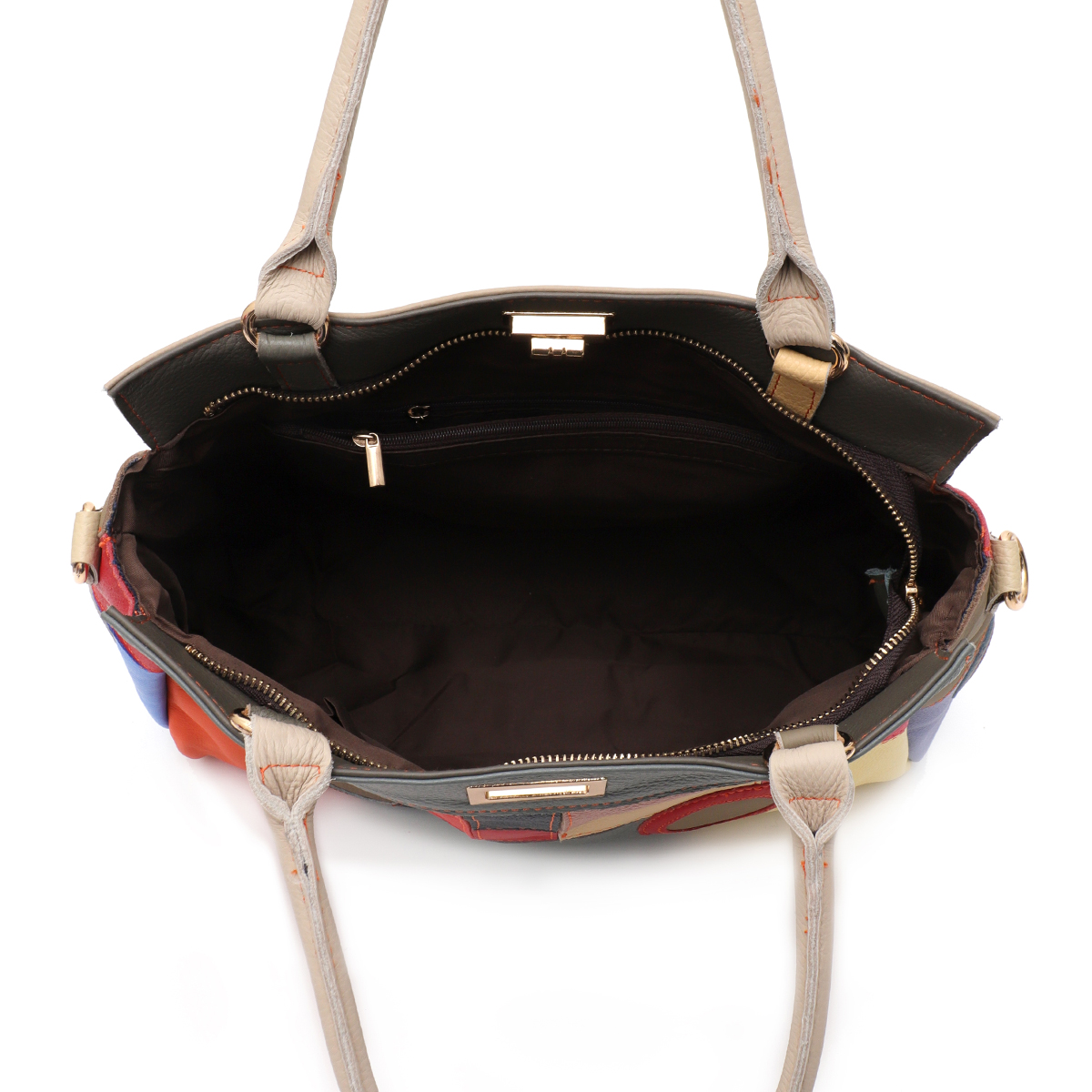 SC Chic Colorful Real Leather  - огляд і ціна Leather Work Bag Women
