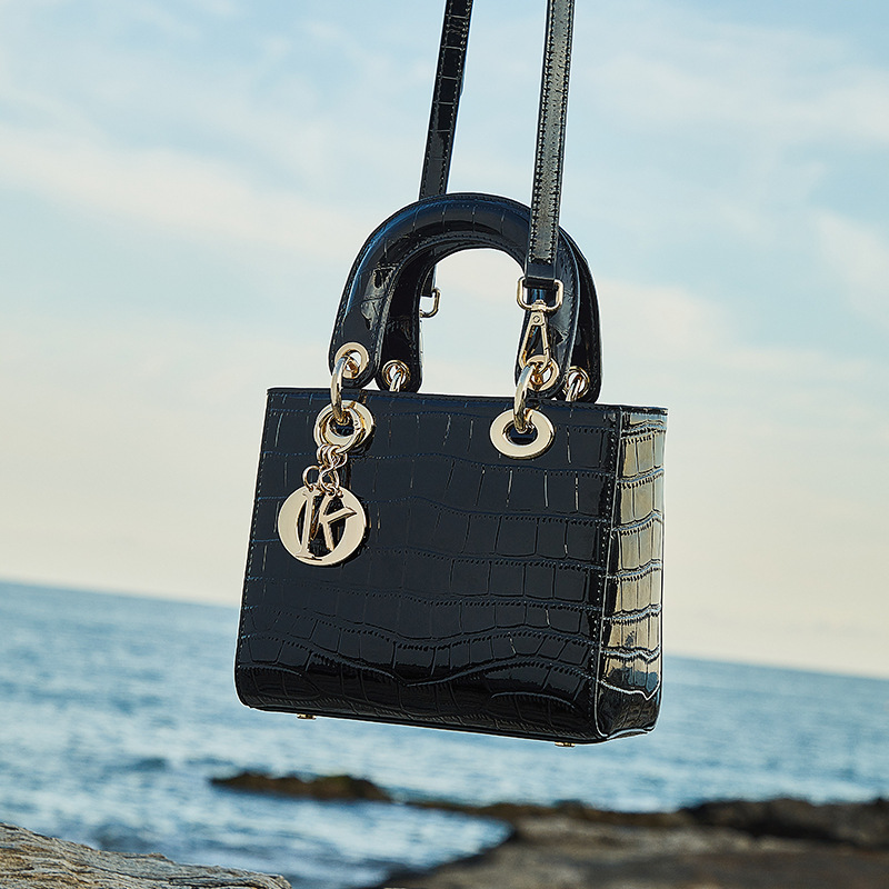 100% Genuine Leather Luxury Mi - огляд і ціна Leather Work Bag Women
