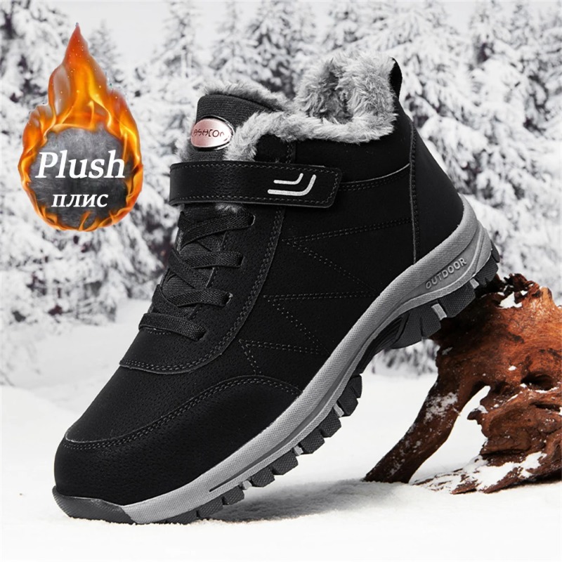 Men's Shoes New Winter Snow Bo - огляд і ціна Leather Work For Kids