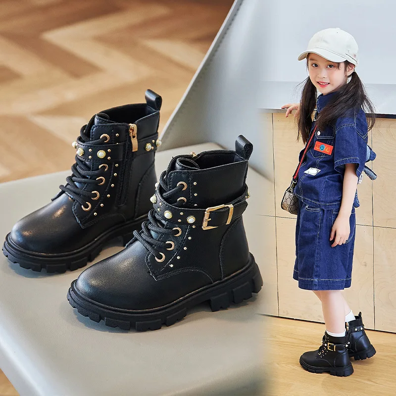 Autumn Winter Girls Fleece-lin - огляд і ціна Leather Work For Kids