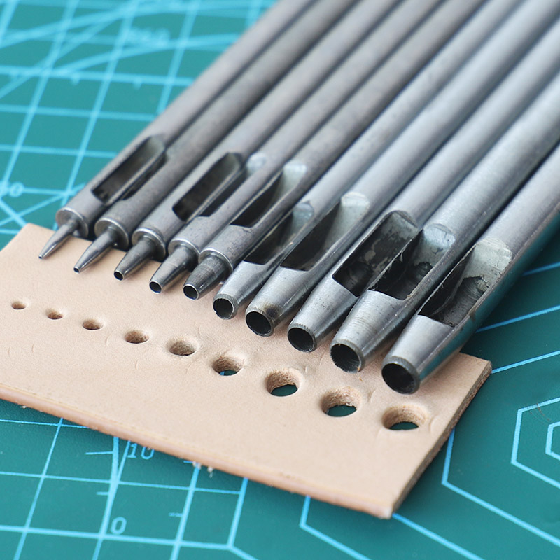10pcs Rotary Leather Hole Punc - огляд і ціна Leatherwork Hole Punch
