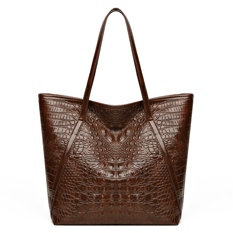 Simple Versatile Crocodile Pri - огляд і ціна Leather Work Bag Women