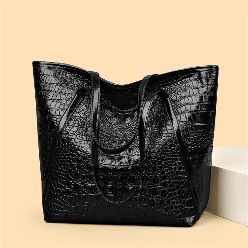 Simple Versatile Crocodile Pri - огляд і ціна Leather Work Bag Women