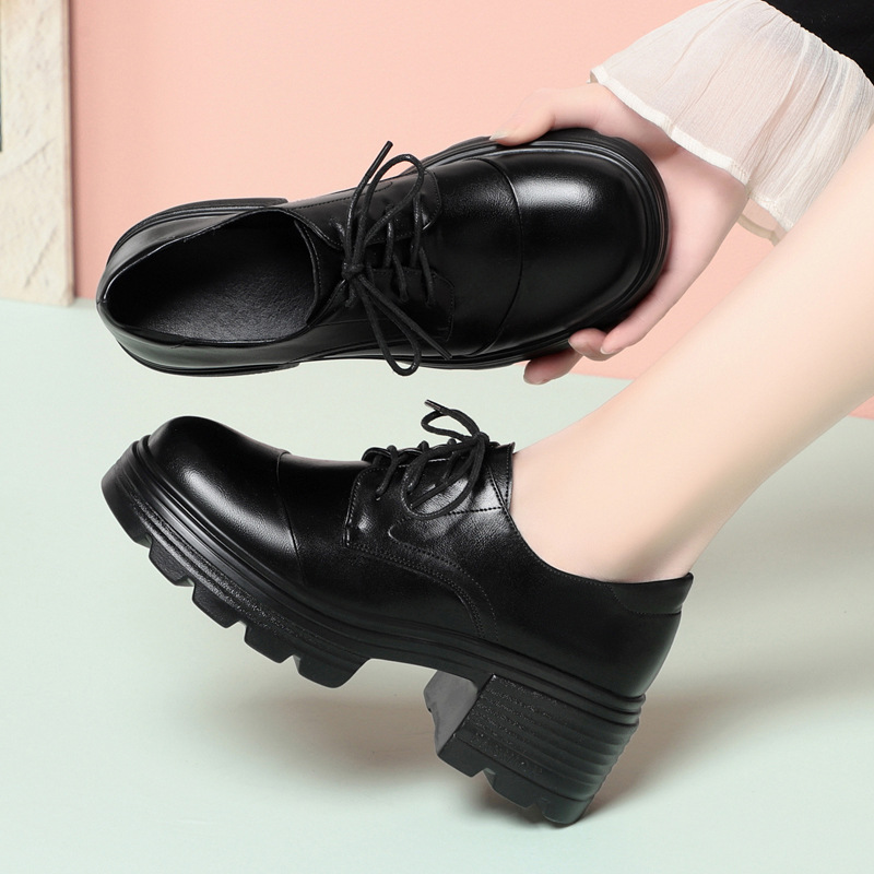 6cm Retro Breathable Comfortab - огляд і ціна Leather Work Oxfords