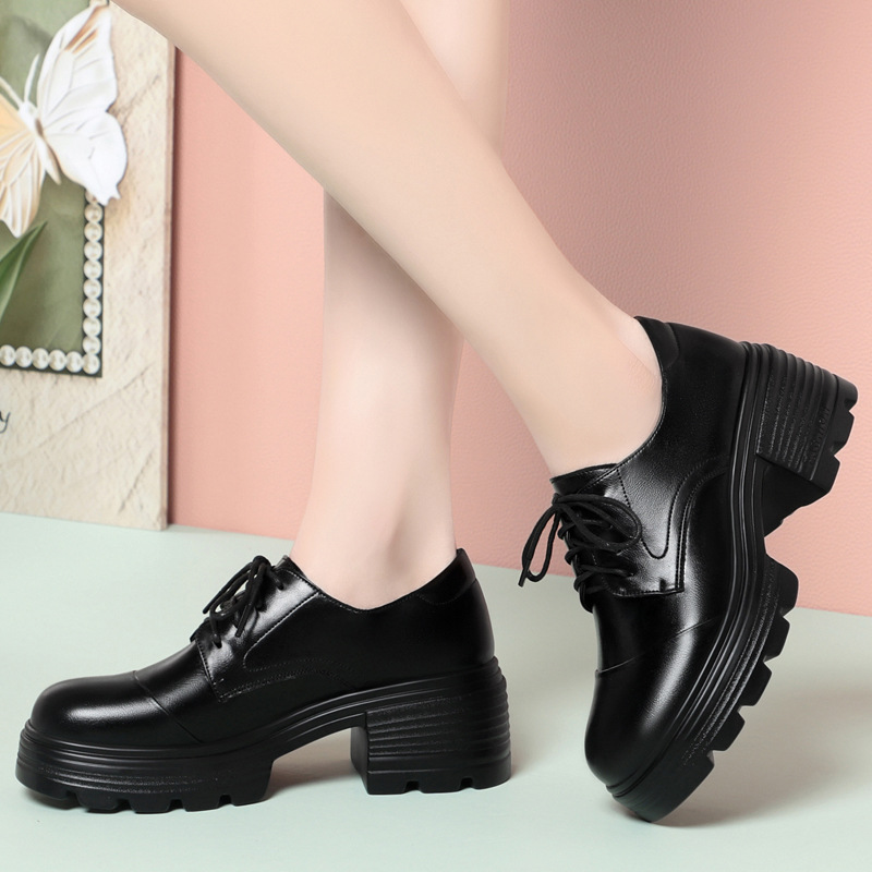 6cm Retro Breathable Comfortab - огляд і ціна Leather Work Oxfords