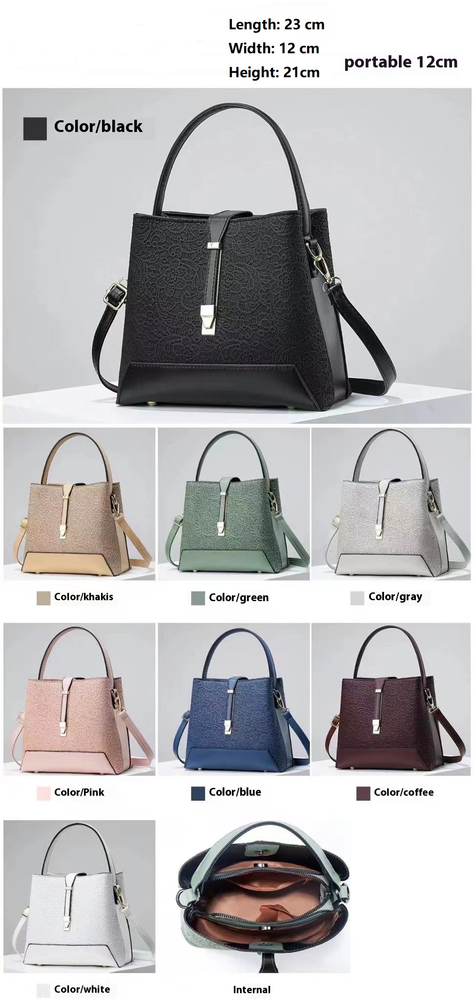 New Luxury Tote Bag Leather Cl - огляд і ціна Leather Work Bag Women