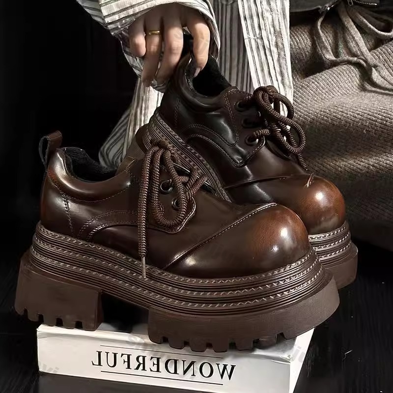 Women Retro Loafers 2025 Sprin - огляд і ціна Leather Work Oxfords