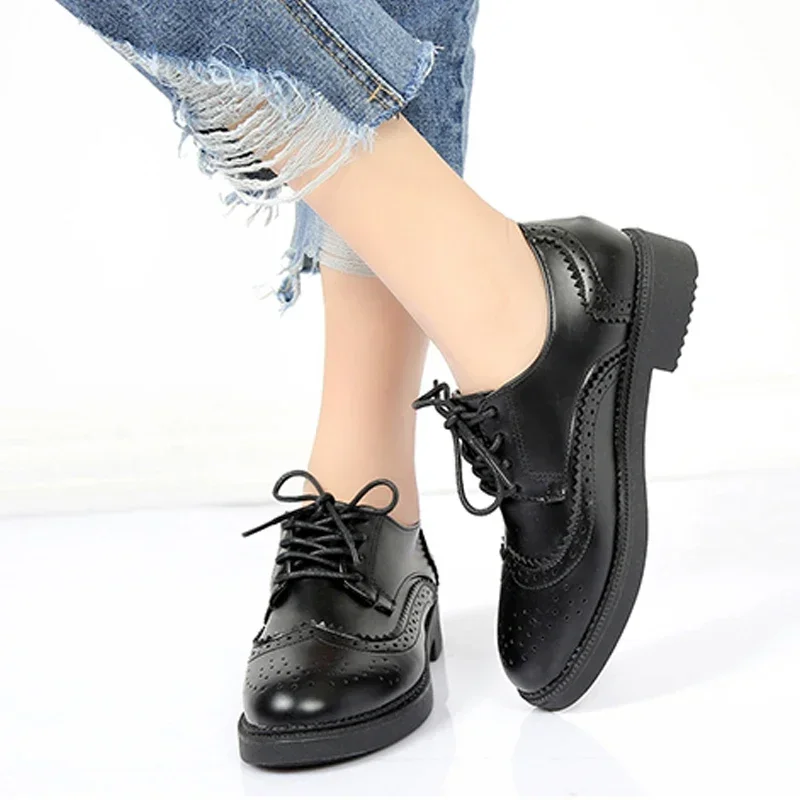 2025 Autumn Women Oxford Flats - огляд і ціна Leather Work Oxfords