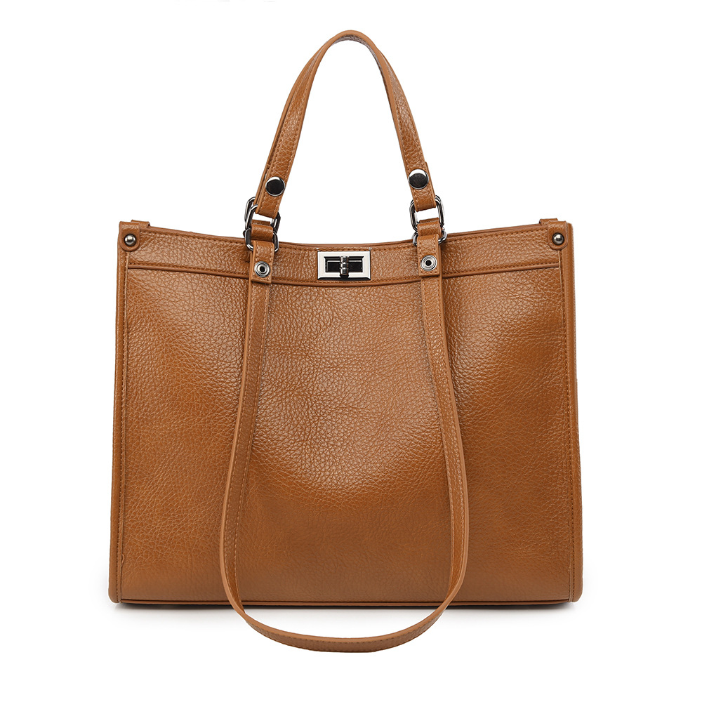 Women Large Capacity Tote Bag  - огляд і ціна Leather Work Bag Women