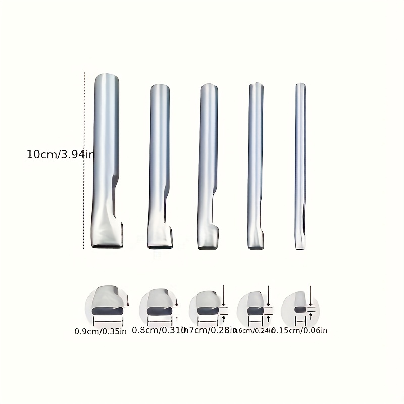 5pcs Leather Oblong Belt Hole  - огляд і ціна Leatherwork Hole Punch
