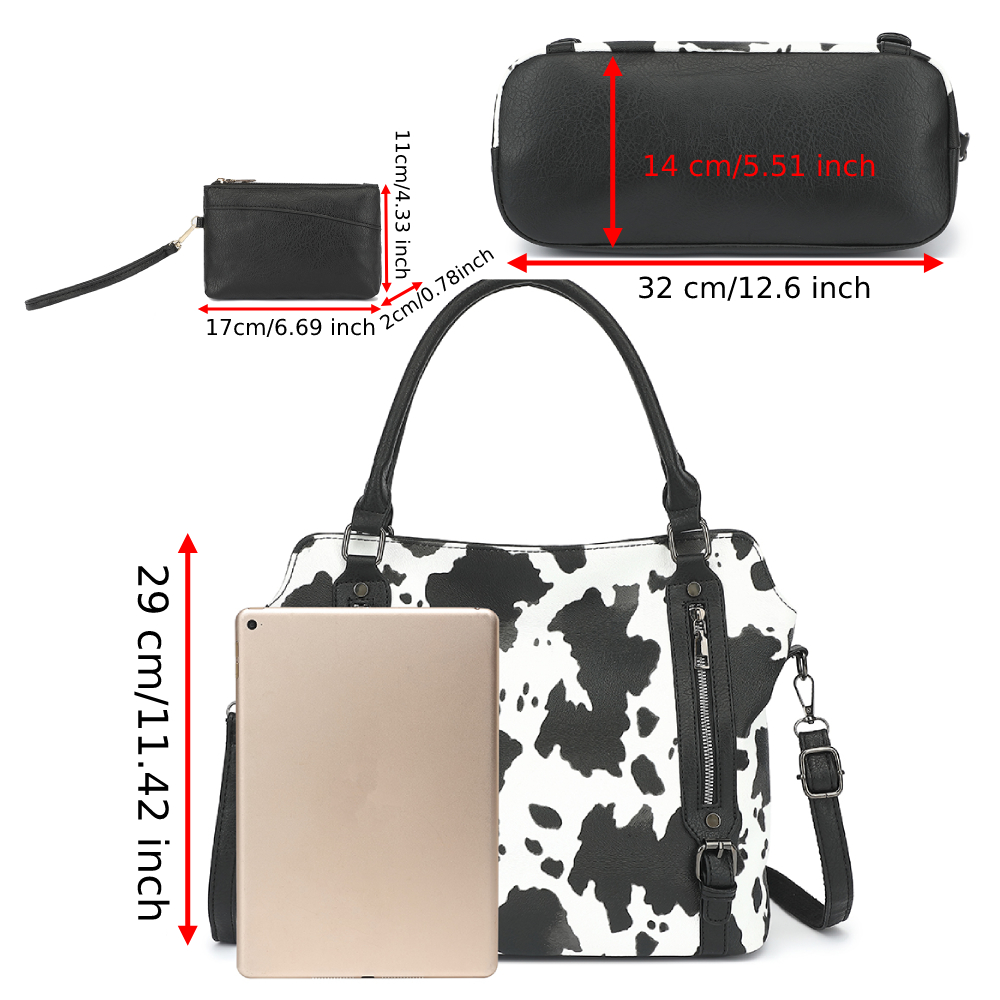2PC Set Women Tote Bag Classic - огляд і ціна Leather Work Bag Women