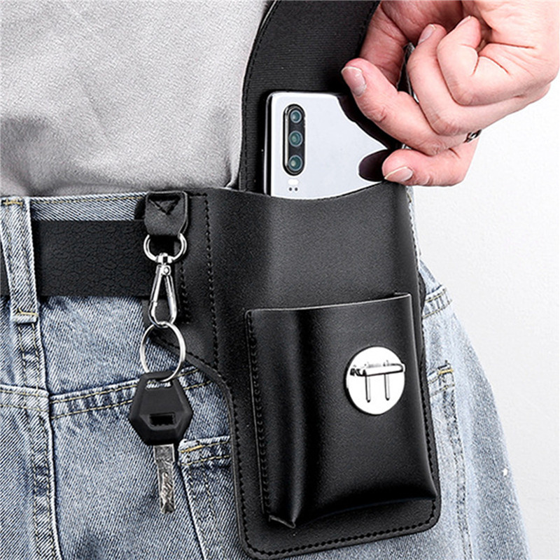 Phone Belt Bag For Men Bags Ce - огляд і ціна Leatherwork Fasteners