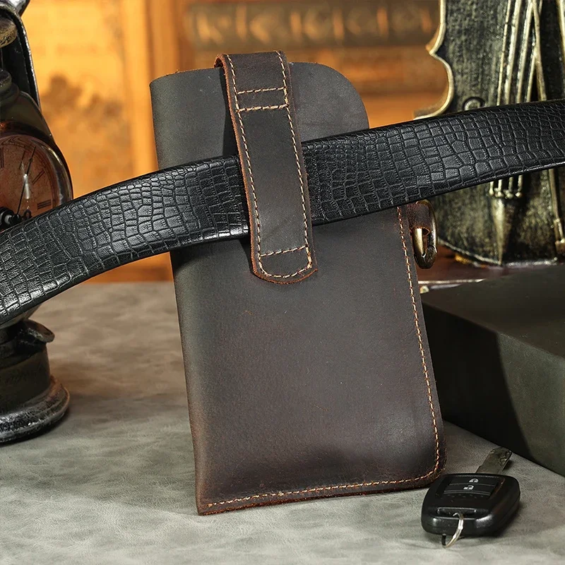 Mens Genuine Leather Waist Bag - огляд і ціна Leatherwork Fasteners