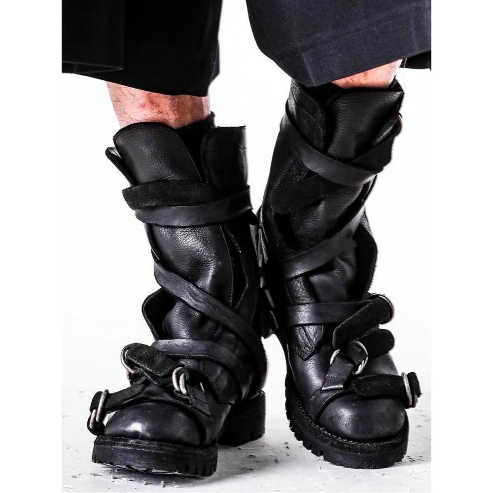 Men's Leather Motorcycle Boots - огляд і ціна Leatherwork Fasteners