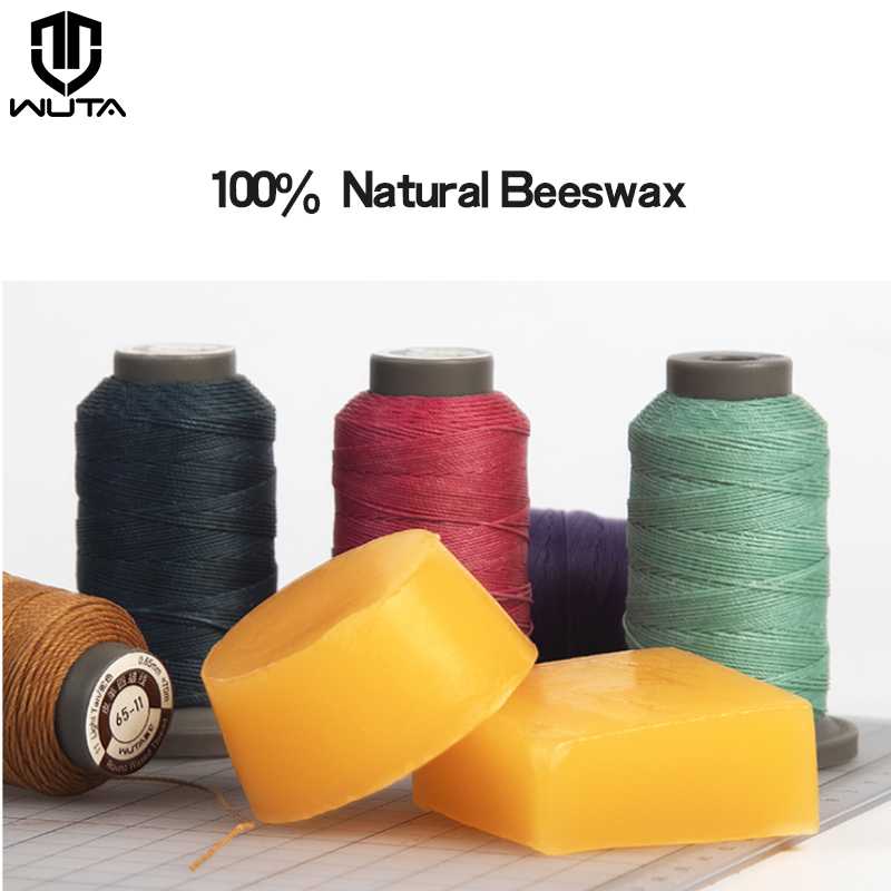 WUTA 1PC 100% Natural Beeswax  - огляд і ціна Leatherwork Thread