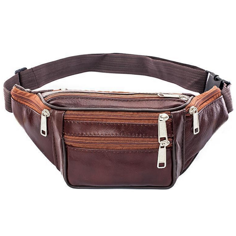 Leather Men Waist Chest Bag Th - огляд і ціна Leatherwork Fasteners